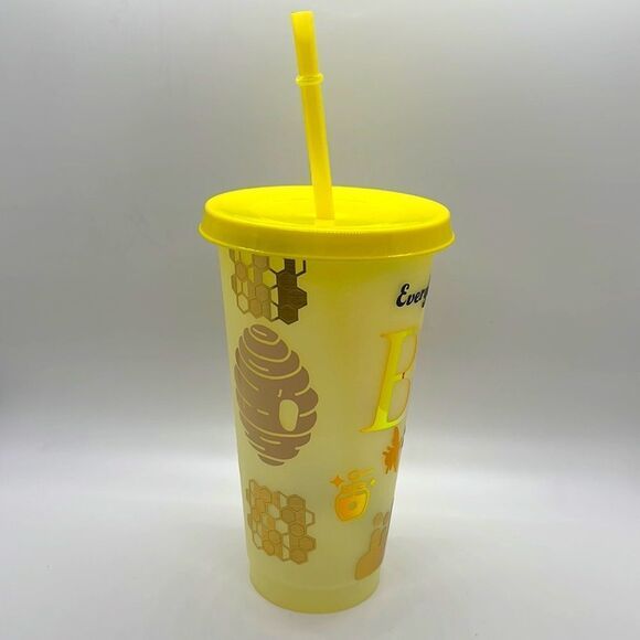 NWT Wool + Pepper Co. Bee Alright Color Changing Cold Cup - Picture 8 of 9